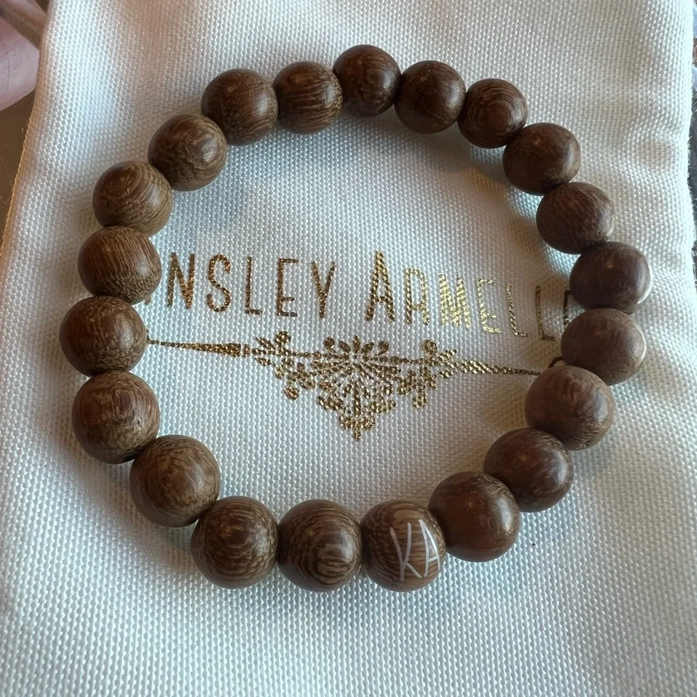 Kinsley Armelle Timber Wooden Beaded Bracelet